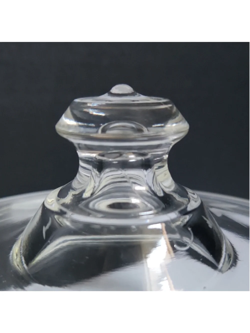“Antique 1920s Pyrex Clear Glass Casserole Dresser Box Set #167 #267 Etched Rose